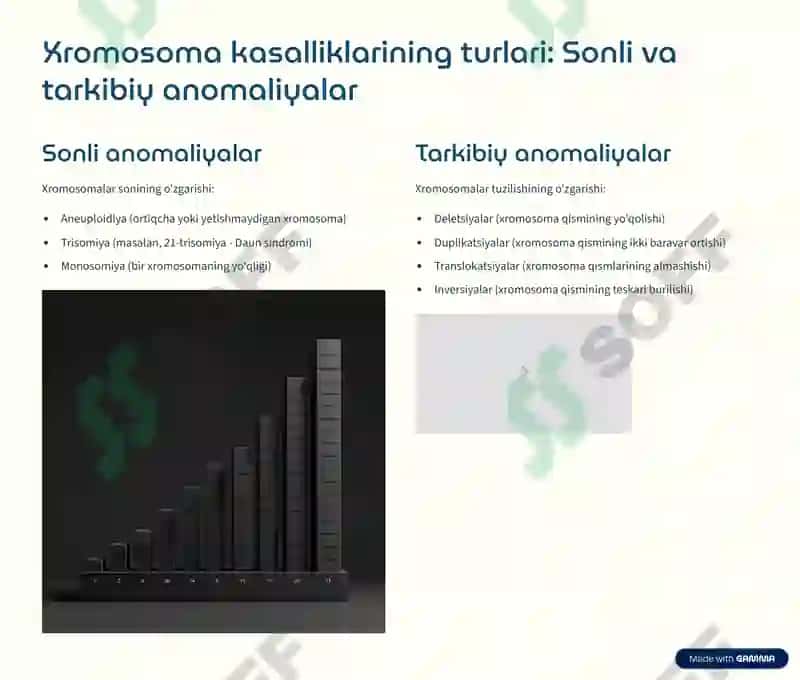 Xromasoma kasalliklari 3