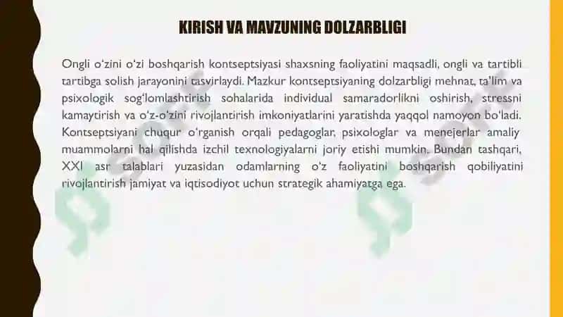 O.A. KONOPKINNING ONGI O‘ZINI O‘ZI BOSHQARISH KONTSEPTSIYASI. 3