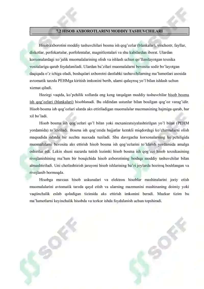 Hujjatlashtirish va inventarizatsiya 3