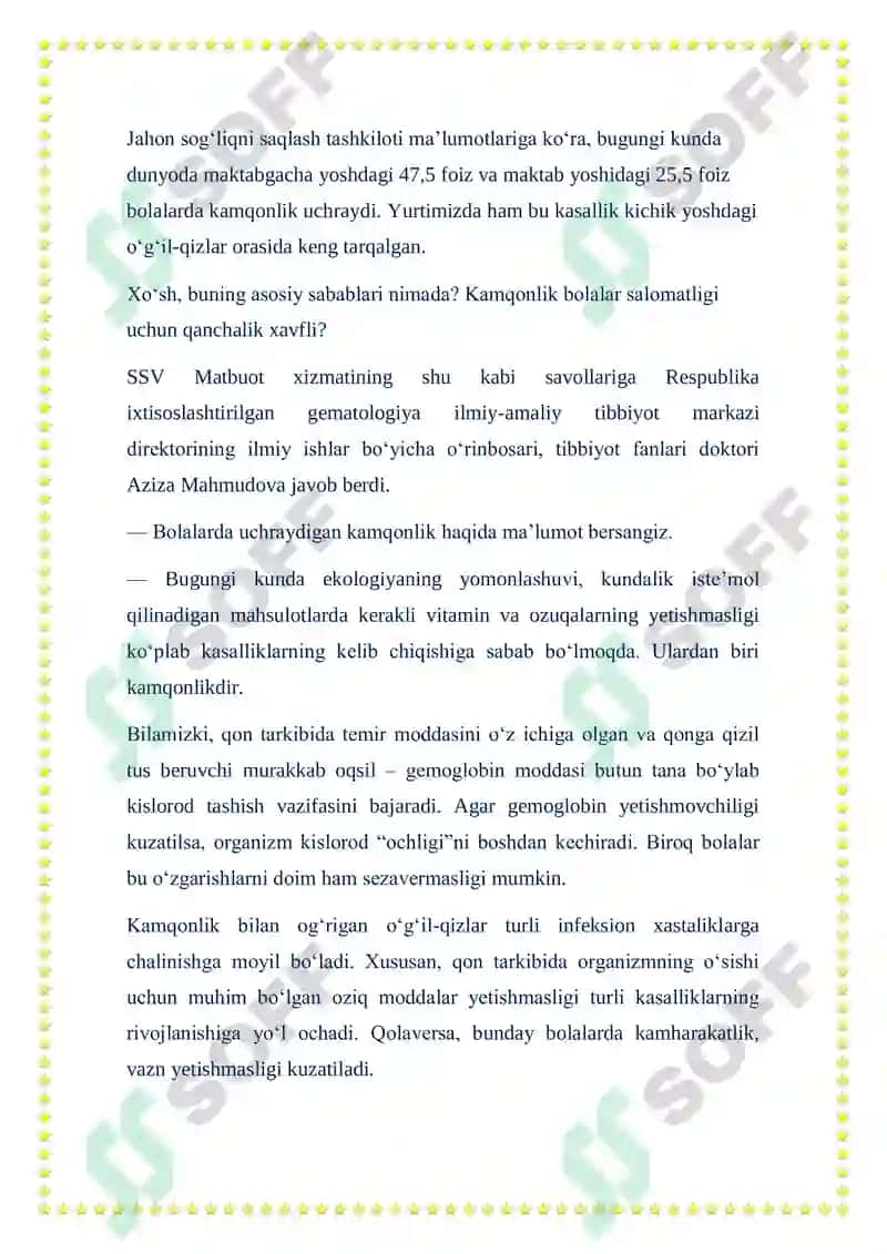 Burgutaliyev Ilyosjon 9 gurur davolash ishi 3