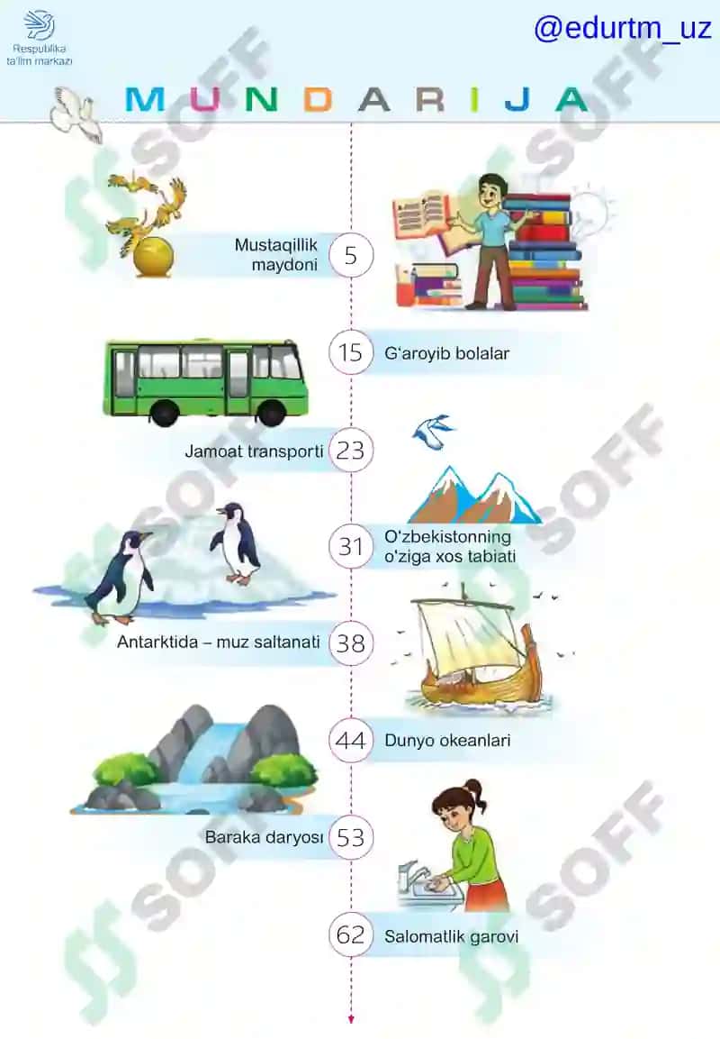 Ona tili va o‘qish savodxonligi. 1-qism [Matn]: 3-sinﬁ uchun darslik 3