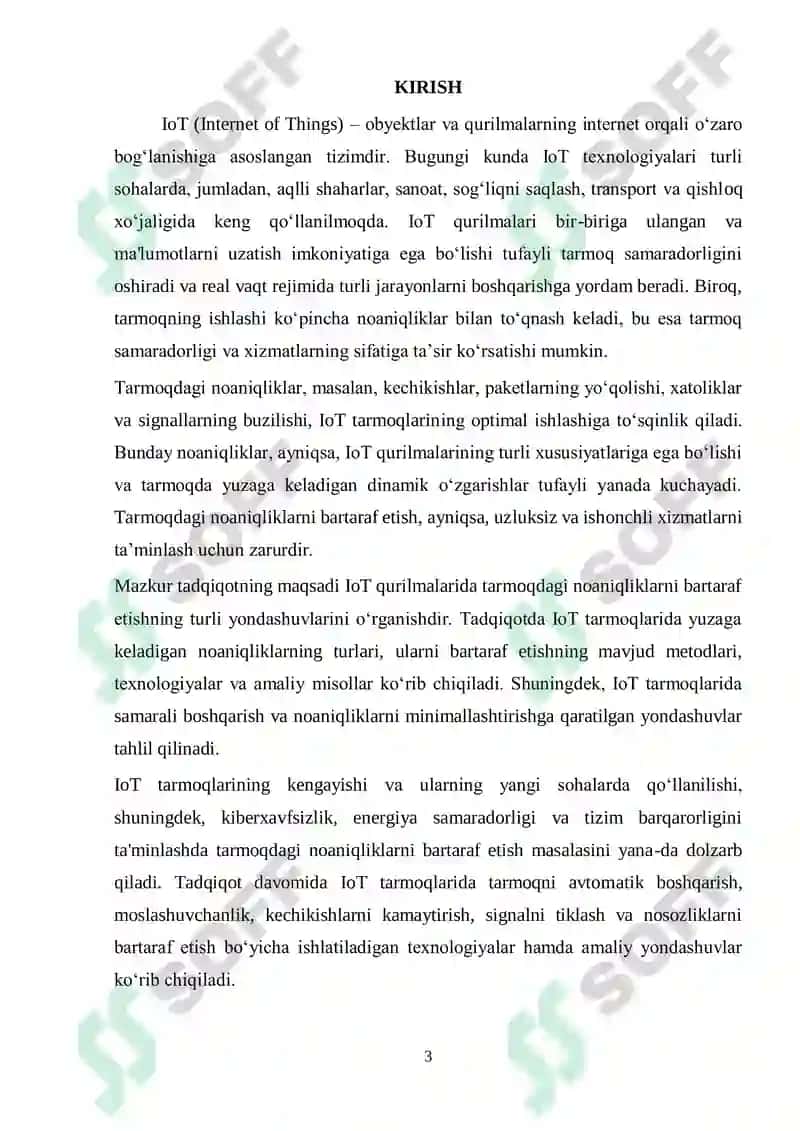 IoT qurilmalarida tarmoqdagi noaniqliklarni bartaraf etish 3