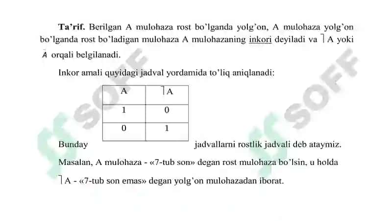 Elements of mathematical logic, operations on propositions 3