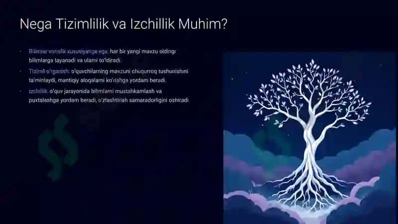 Ta'limning tizimlilik va izchillik prinsiplarini amalga oshirish qoidalarini amalga oshirish qoidalari 3