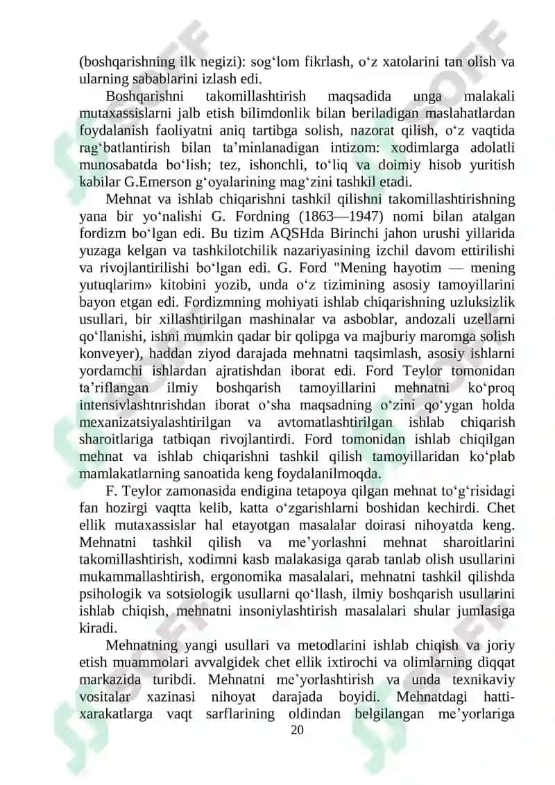 BOB. MEHNATNI ILMIY TASHKIL ETISHNING XUSUSIYATLARI 3