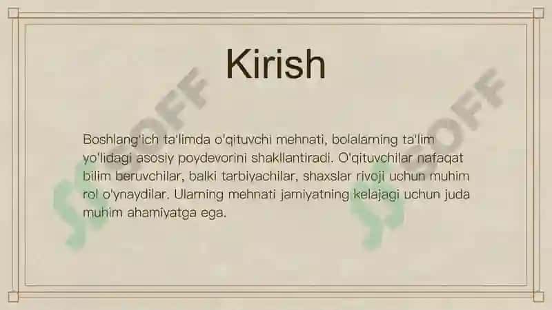 Boshlang'ich ta'limda o'qituvchi mehnati 3