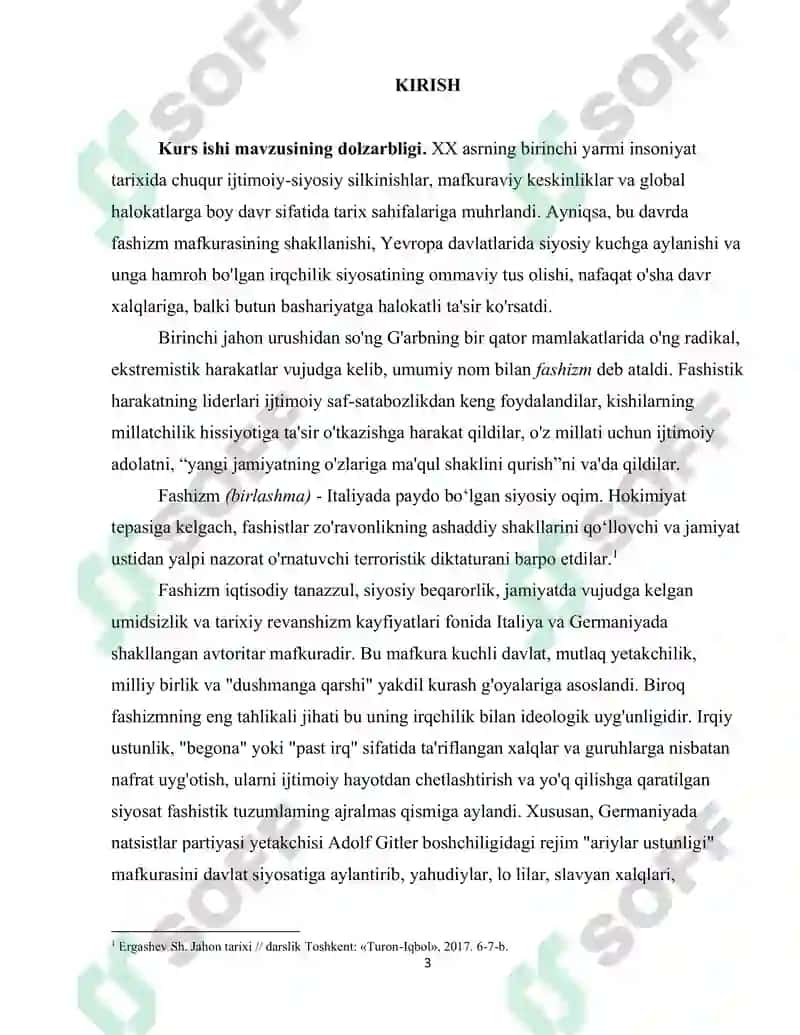 ITALIYADA FASHIZMNING PAYDO BO'LISH SABABLARI 3
