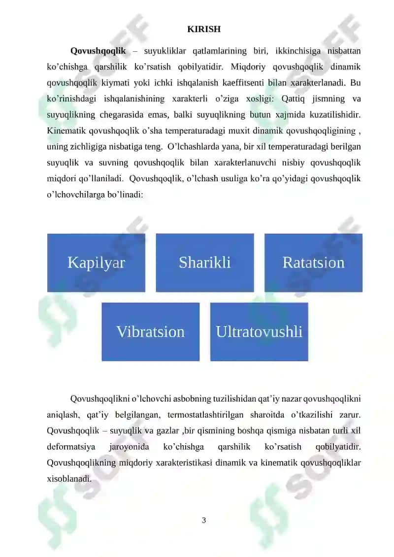 Kapilyar qovushqoqlik o'lchash vositalarining ishlash prinsipi taxlili 3