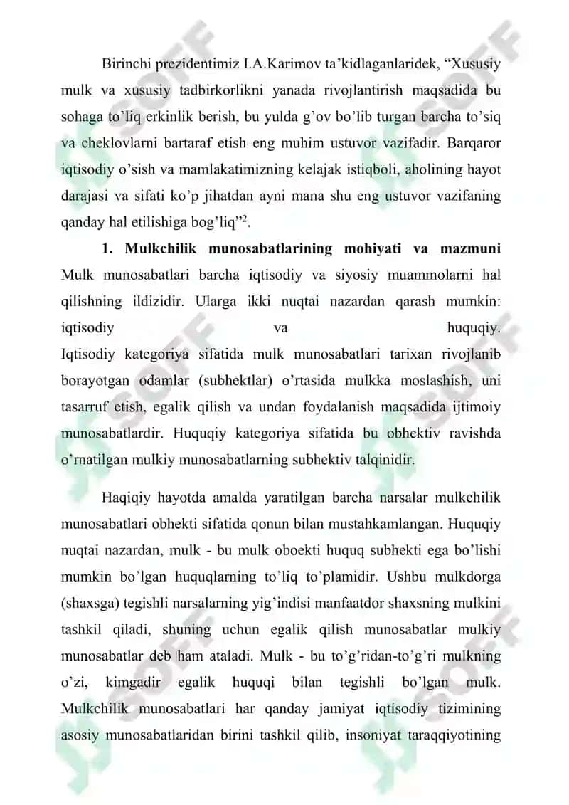 Mulk shakillari va ularga tavsifnoma 3