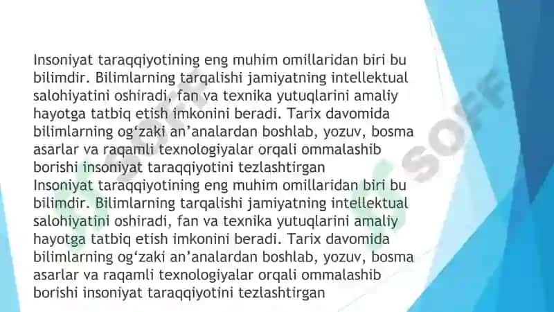Bilimlarning tarqalishi va uning jamiyat rivojlanishida o'rni 3