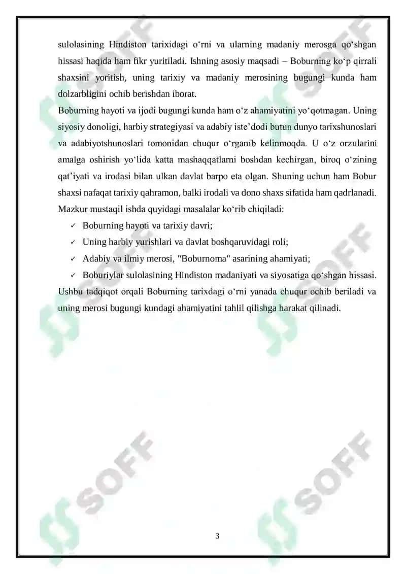 Zahiriddin Muhammad Bobur 3