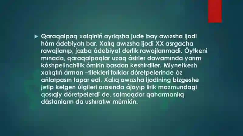 Qaraqalpaq tili 3