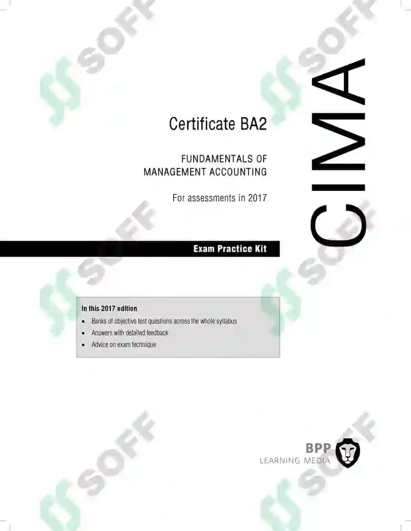 Certificate BA2 Exam Practice Kit 3