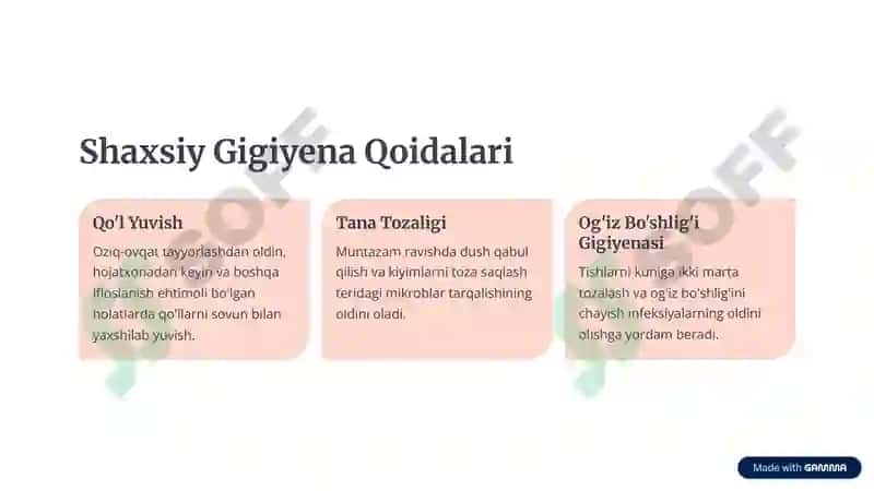 endemik kasalliklarni oldini olishda gigienik chora tadbirlar 3