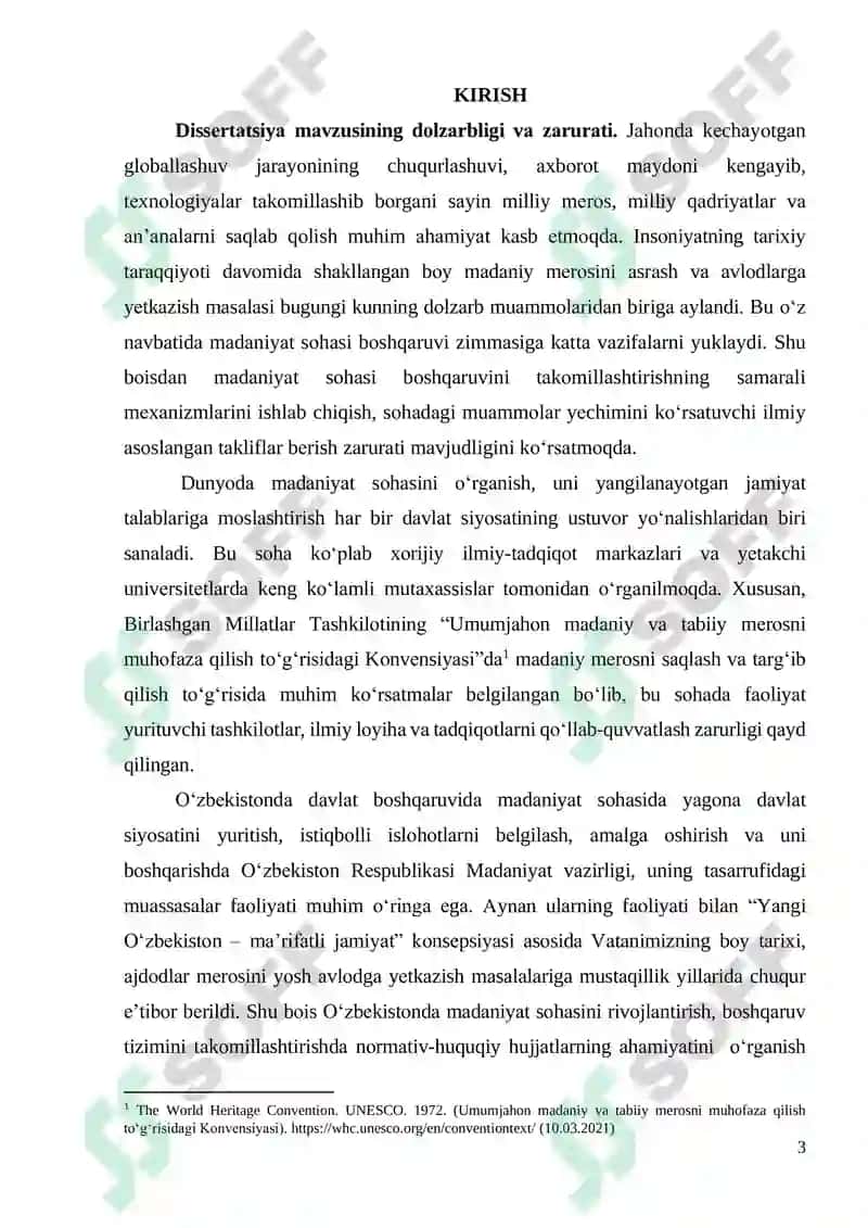 MАDАNIYАT SОHАSI BОSHQАRUV TIZIMI TАRIХI 3