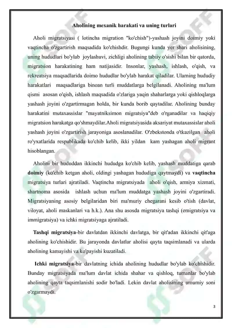 Aholi mehanik harakatini miqdoriy va sifatiy baholash 3