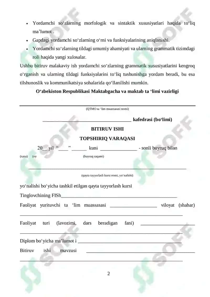 Yordamchi soʻzlarning grammatik xususiyatlari 3