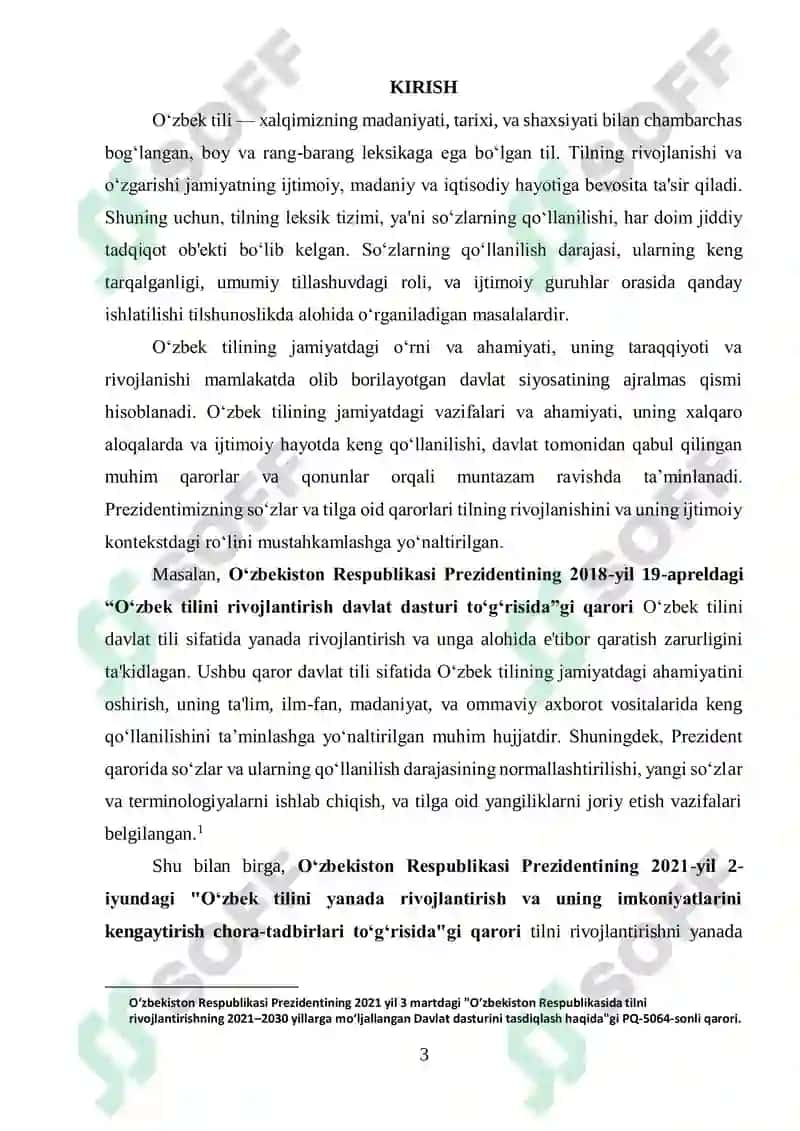 Oʻzbek tilida soʻzlarning qoʻllanilish darajasiga koʻra turlari 3