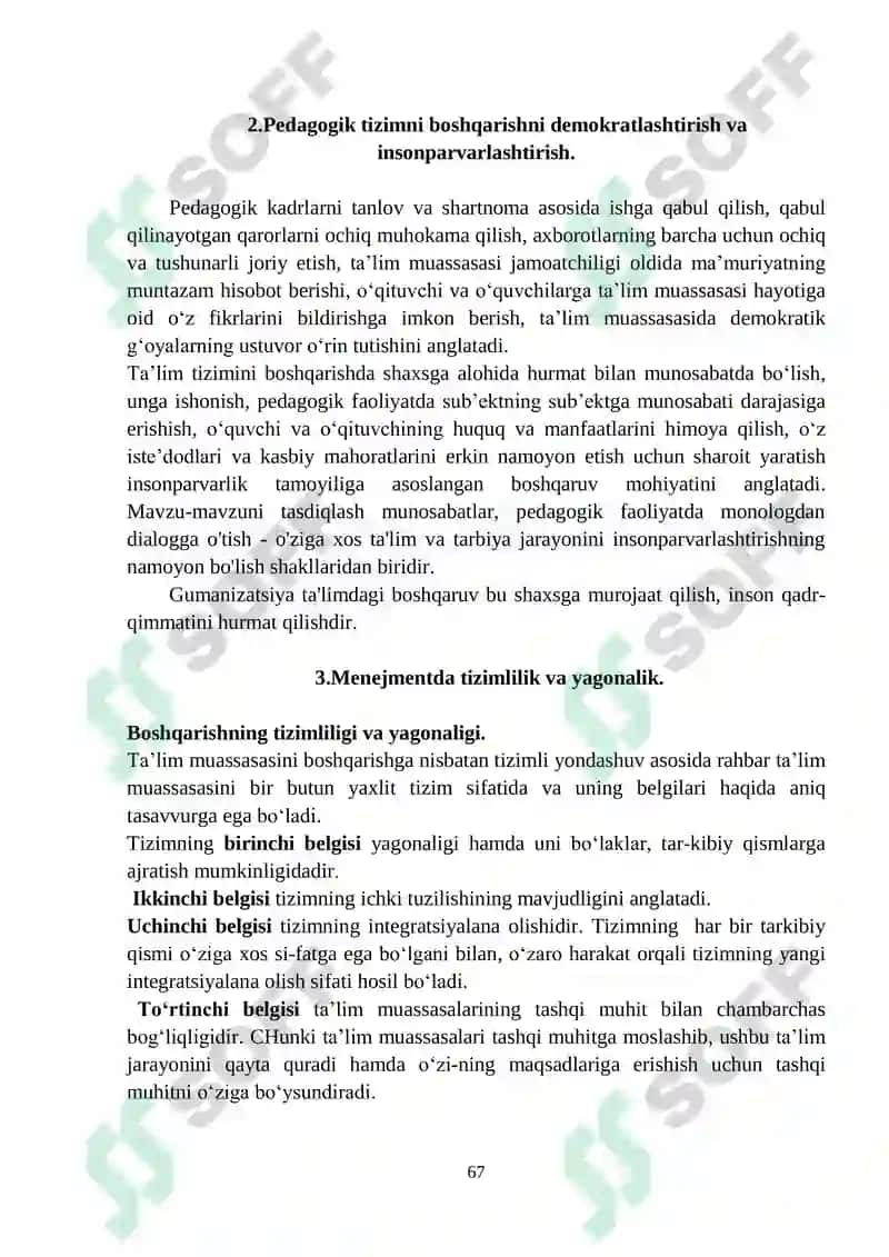 Ta‘lim muassasasi menejmentining umumiy tamoyillari 3