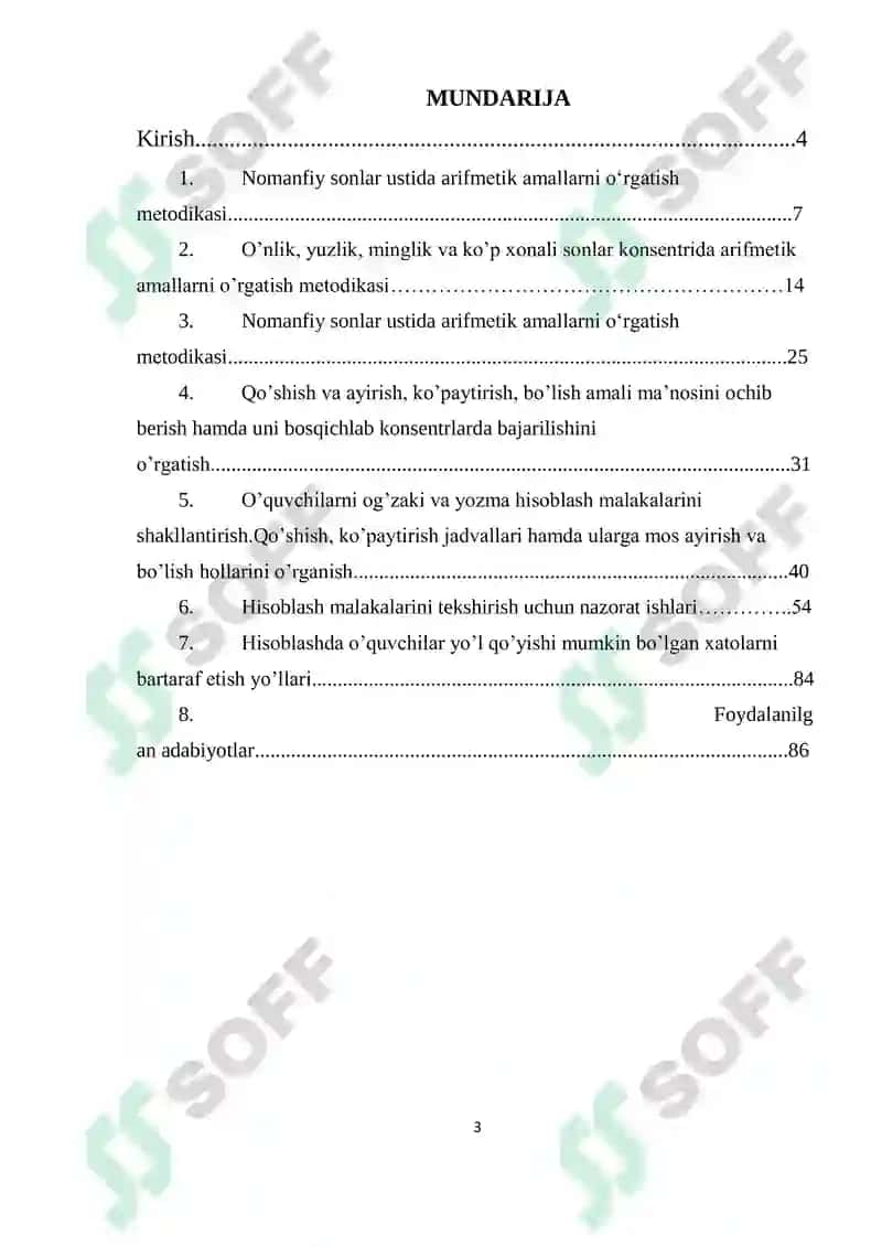Matematika o’qitish metodikasi 3