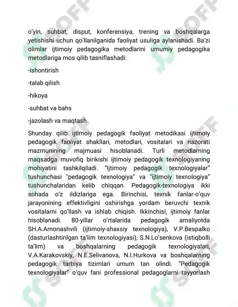 Ijtimoiy pedagogikada ishontirish metodi 3