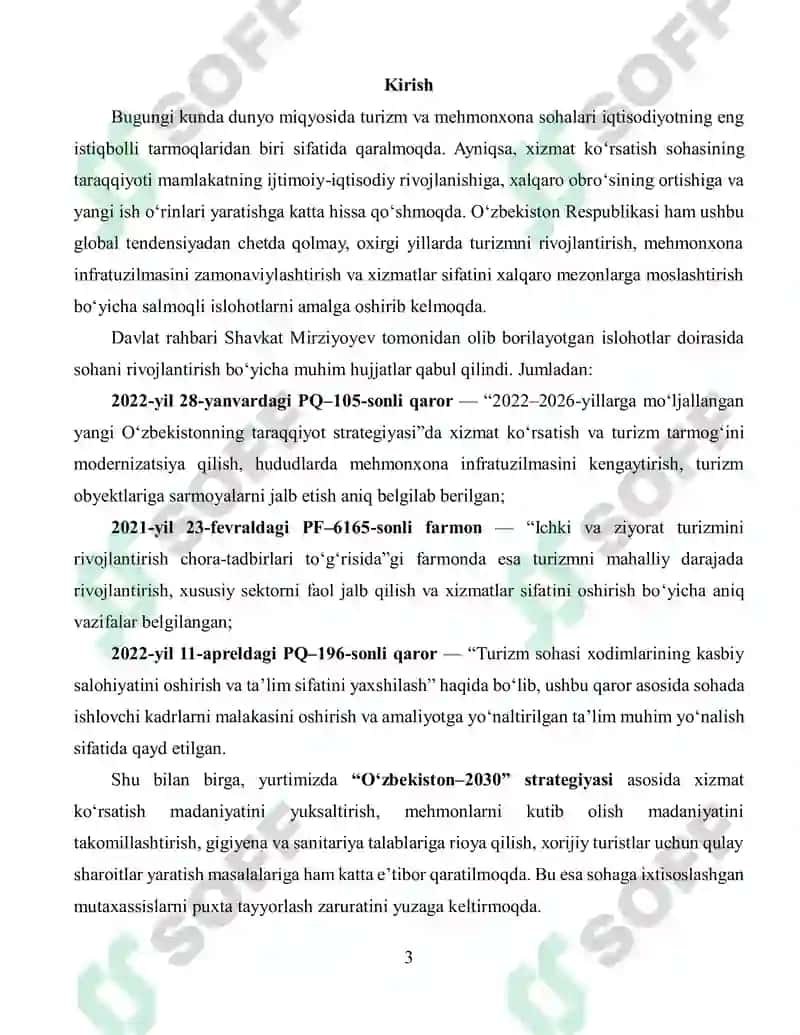 MALAKAVIY AMALIYOT HISOBOTI 3