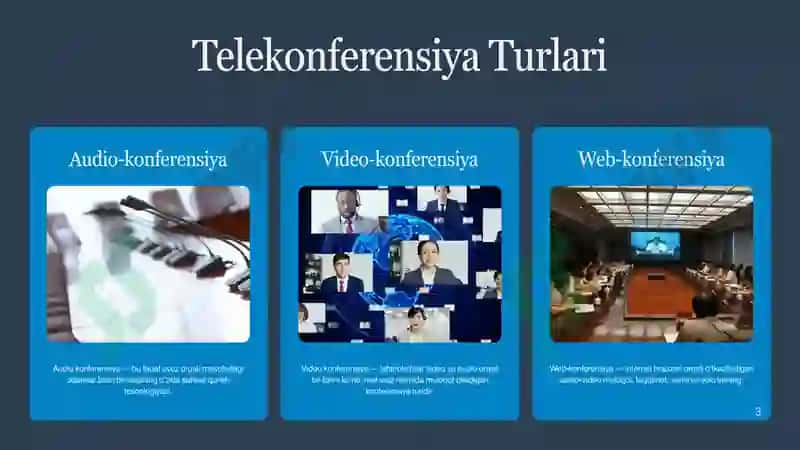 Telekonferensiyalar 3
