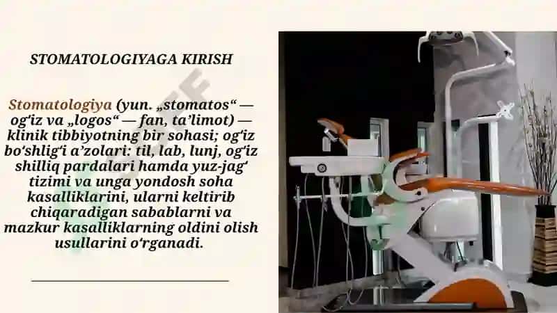 davolash va profillaktika stomotologiya muassasalarining asosiy tarkibiy bo'linmalari 3