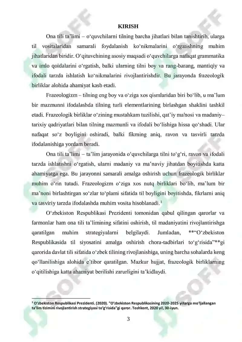 Ona tili ta’limida frazeologik birliklarning tutgan oʻrni 3