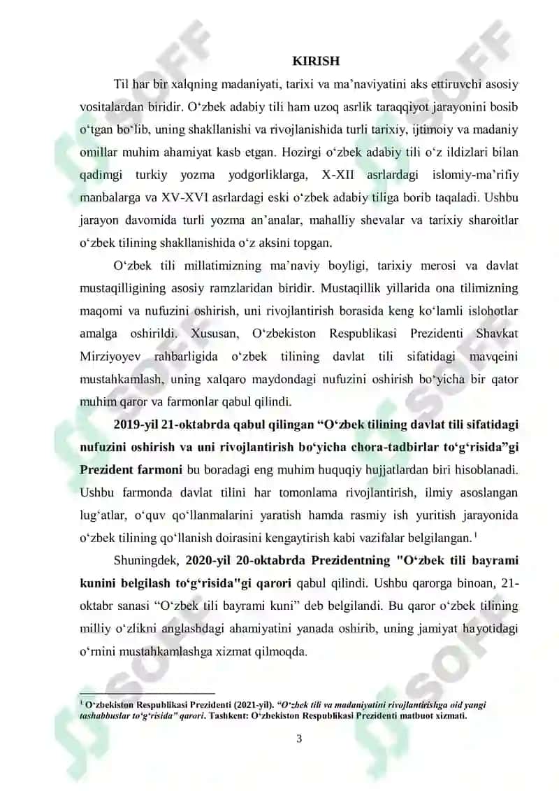 HOZIRGI OʻZBEK ADABIY TILINING TARIXIY ILDIZLARI 3