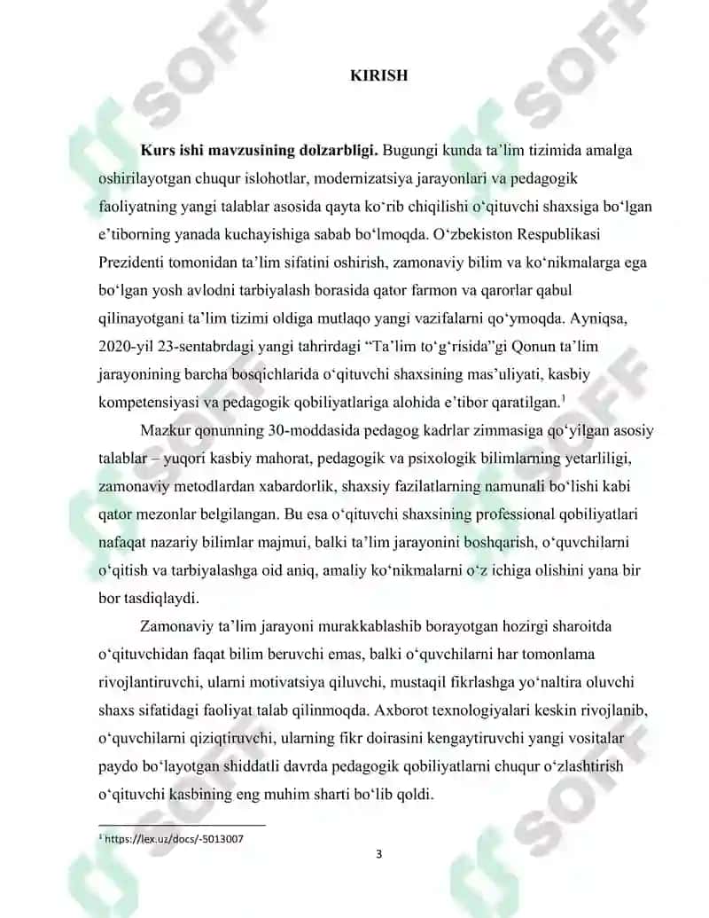 O'qituvchi pedagogik qobiliyatining asosiy sifatlari va yetakchi xususiyatlari 3