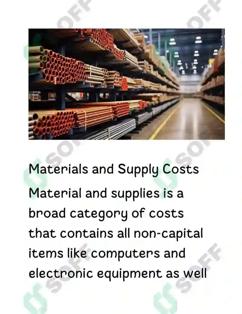 Materials and supplies 3