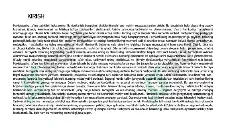 Maktabgacha ta’lim tashkiloti tarbiyachilar va ota-onalar hamkorligi 3