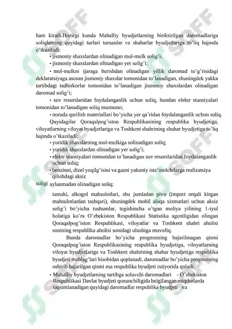 Mahalliy budjet daromadlarida soliq tushumlari 3