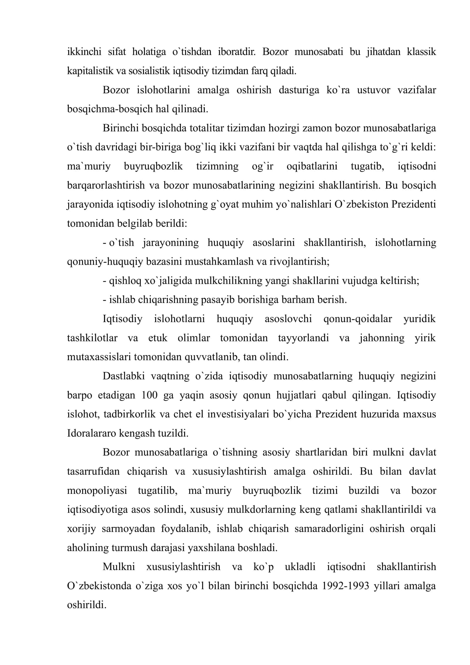O`zbekistonda oliy vakillik organi – qonun chiqaruvchi hokimiyatning shakllanishi 3