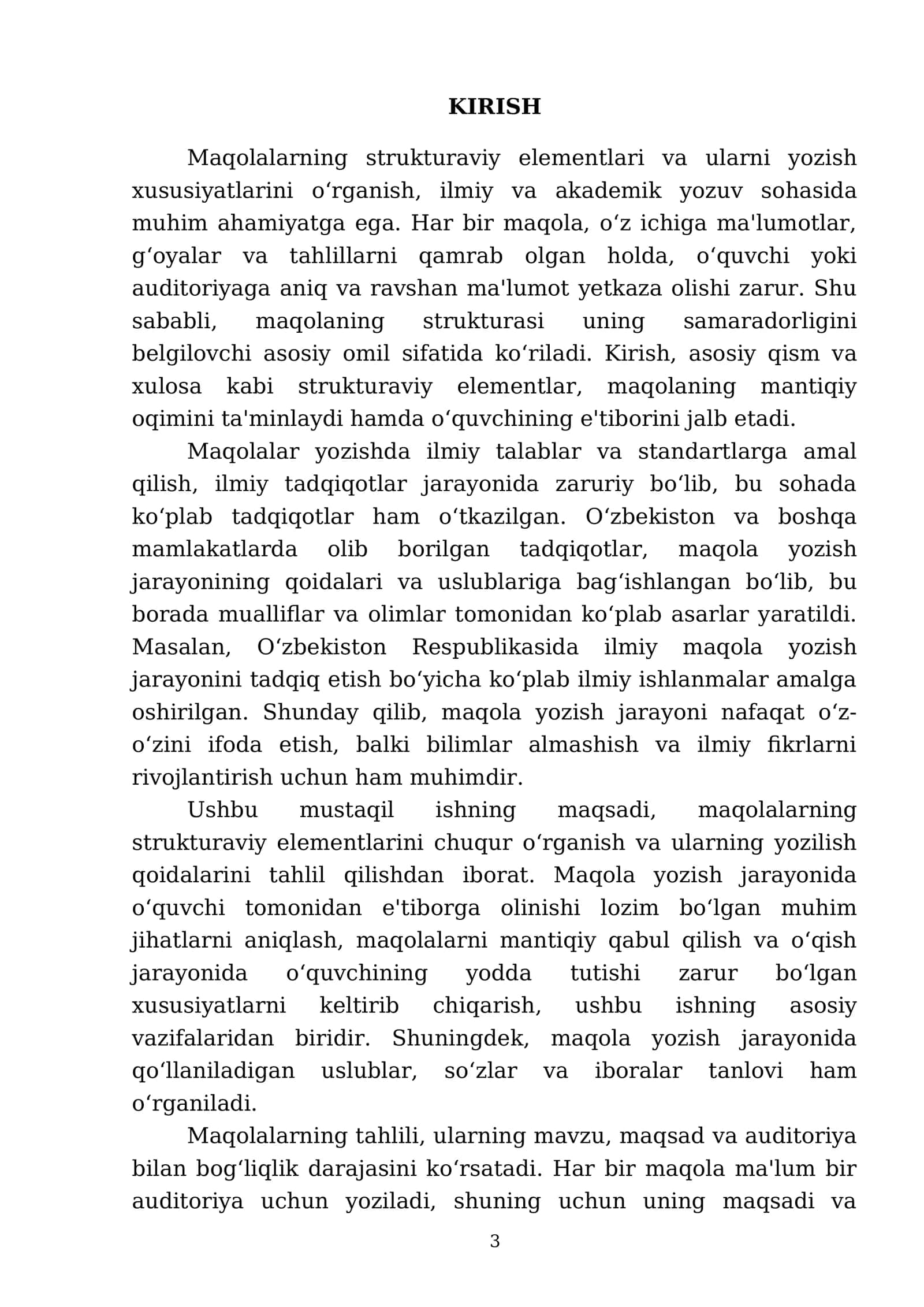 Maqolalarning Strukturaviy Elementlari va Ularini Yozish Xsusiyatlarini Urganish 3