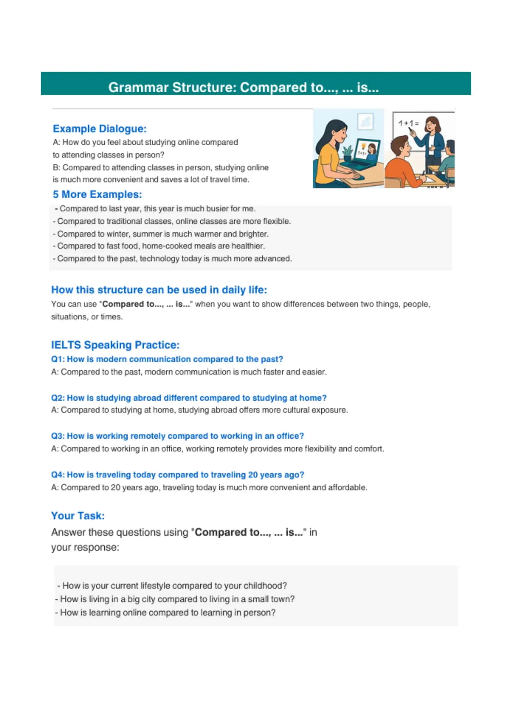 Speaking Grammar: gapirish uchun kerakli grammatik tuzilmalariingliz tili speaking grammar IELTS IELTS speaking ingliz tili grammatikasi maktab uchun o‘qituvchilar uchun o‘quvchilar uchun self study pdf material ingliz tili boshlang‘ich ingliz tili o‘rganish grammar practice speaking practice 3