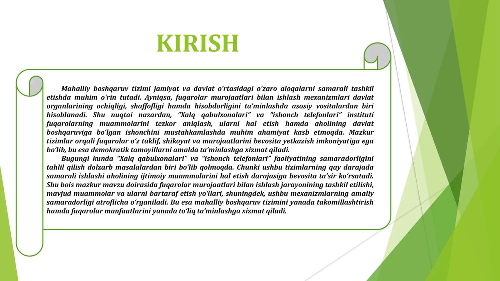 FUQAROLAR MUROJAATLARI BILAN ISHLASHDA XALQ QABULXONALARI VA ISHONCH TELEFONLARI 3