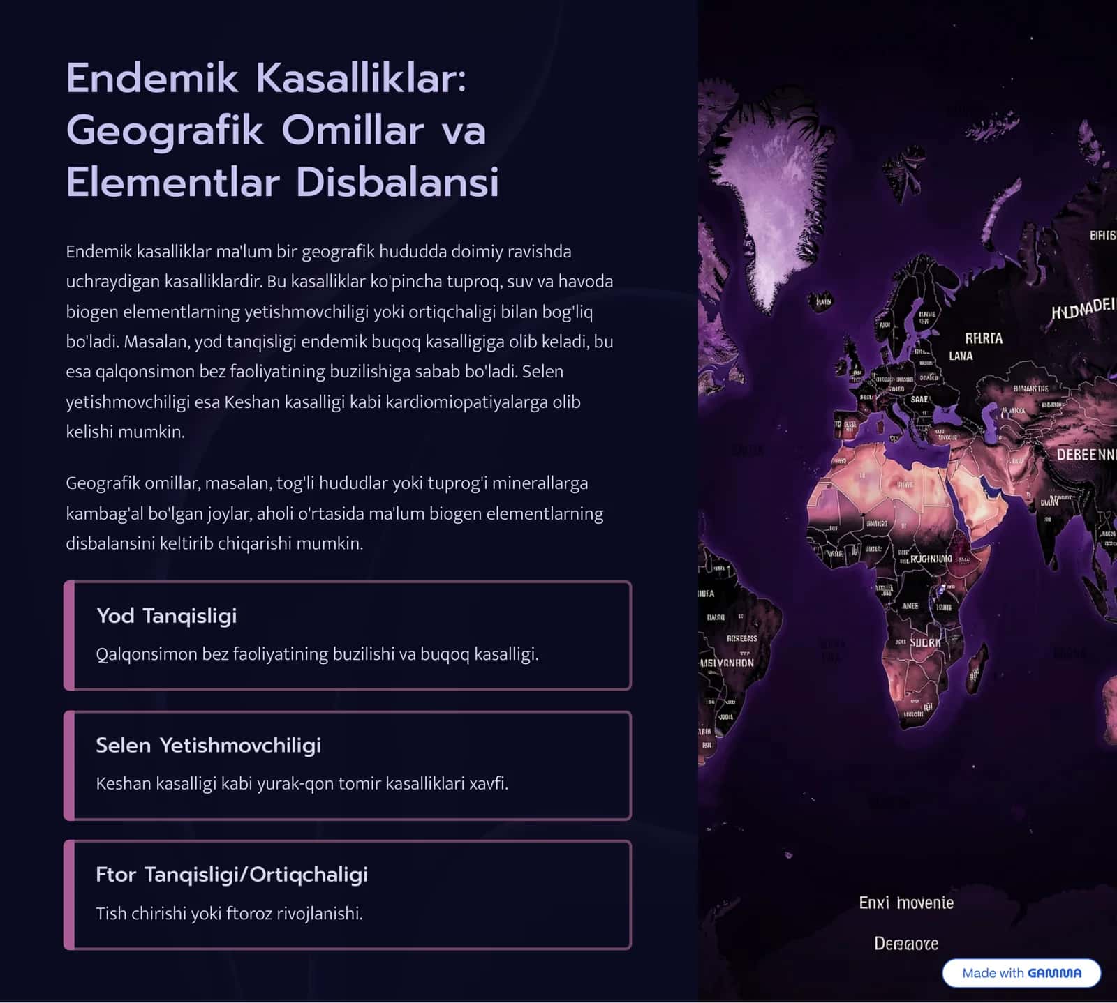 Biogen Elementlar Konsentratsiyasi O'zgarishi bilan Bog'liq Endemik va Kasb Kasalliklari: Umumiy Ko'rib Chiqish 3