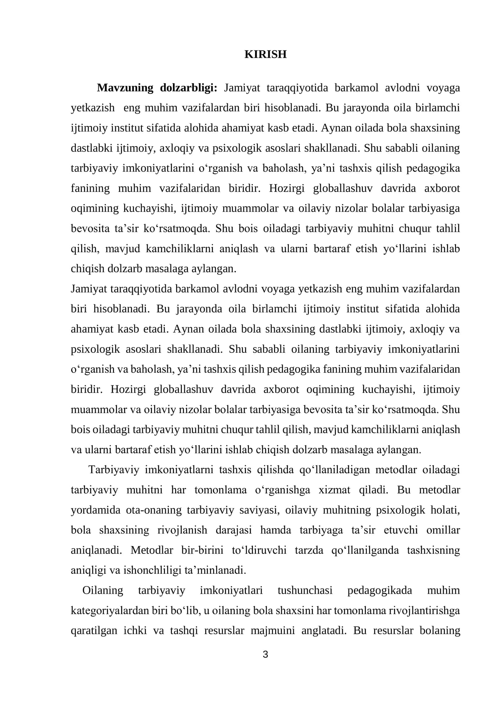 OILANING TARBIYAVIY IMKONIYATLARI 3