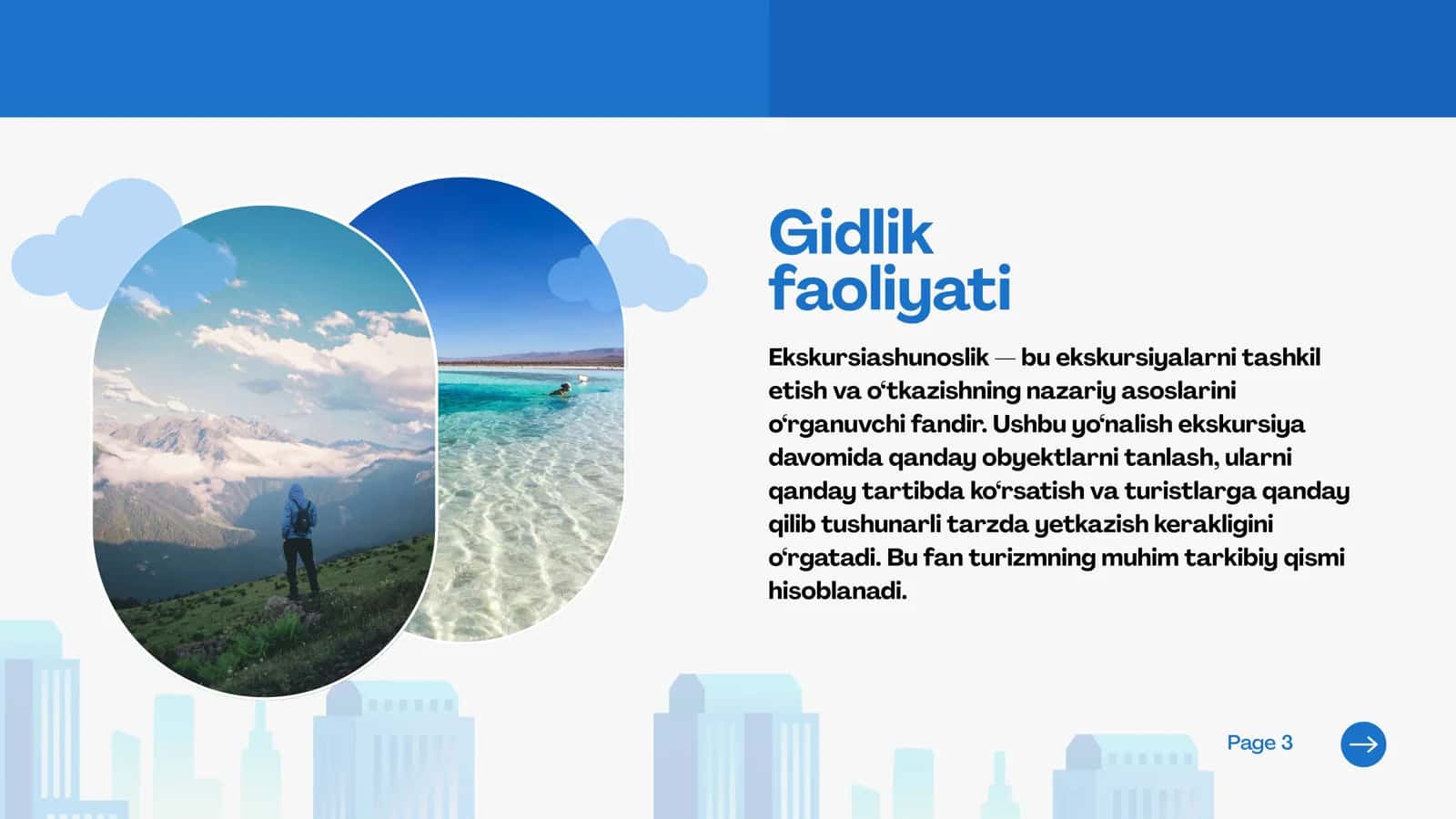Ekskursiashunoslik va gidlik 3