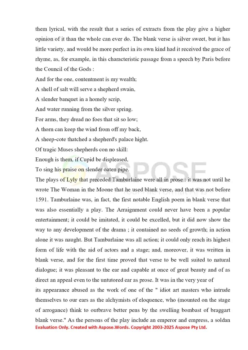 Christopher Marlowe’s “Carpe Diem Poetry 3
