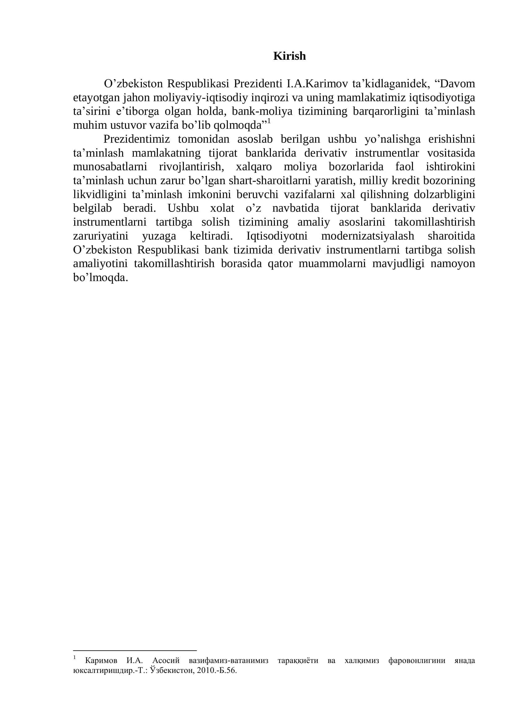 Tijorat banklarida aktiv va passivlarni boshqarishning derivativ instrumentlari 3