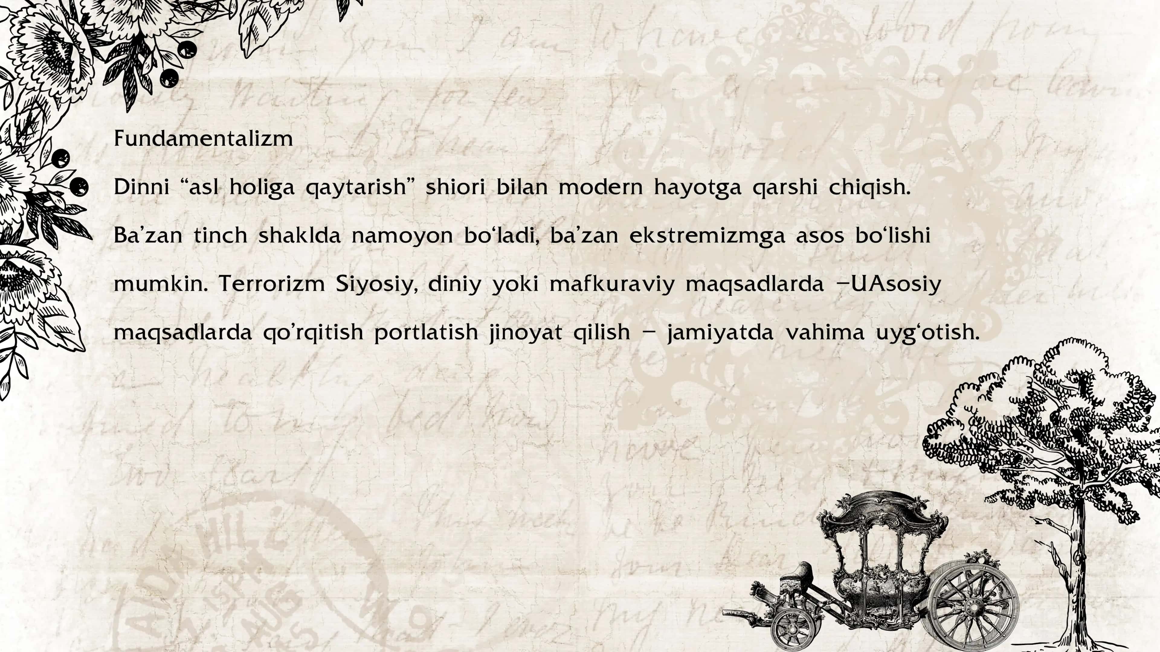 Dinniy fanatizm ekstremizm terrorizm 3