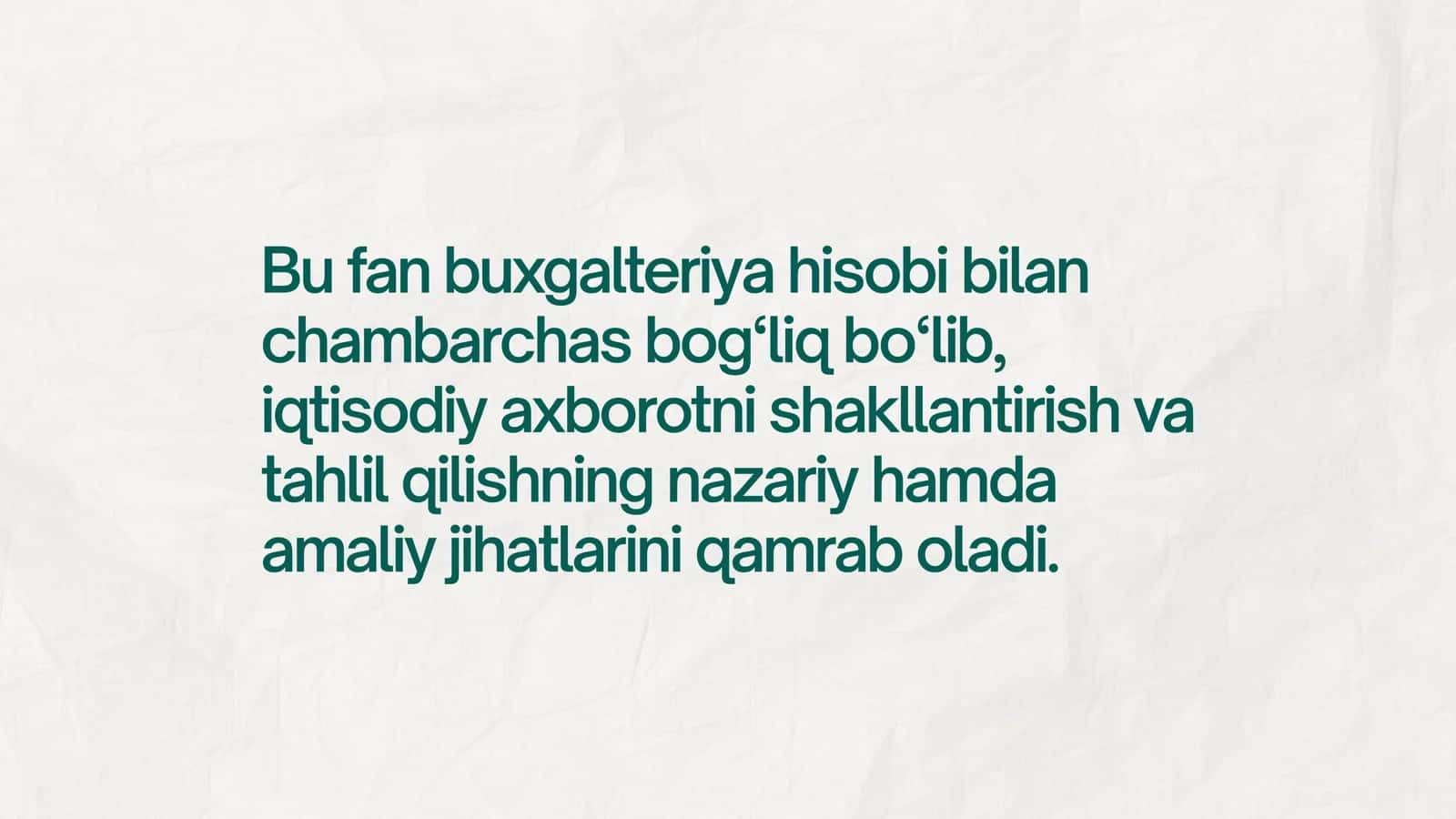 Moliyaviy hisobot va hisobdorlik fanining nazariy asoslari 3
