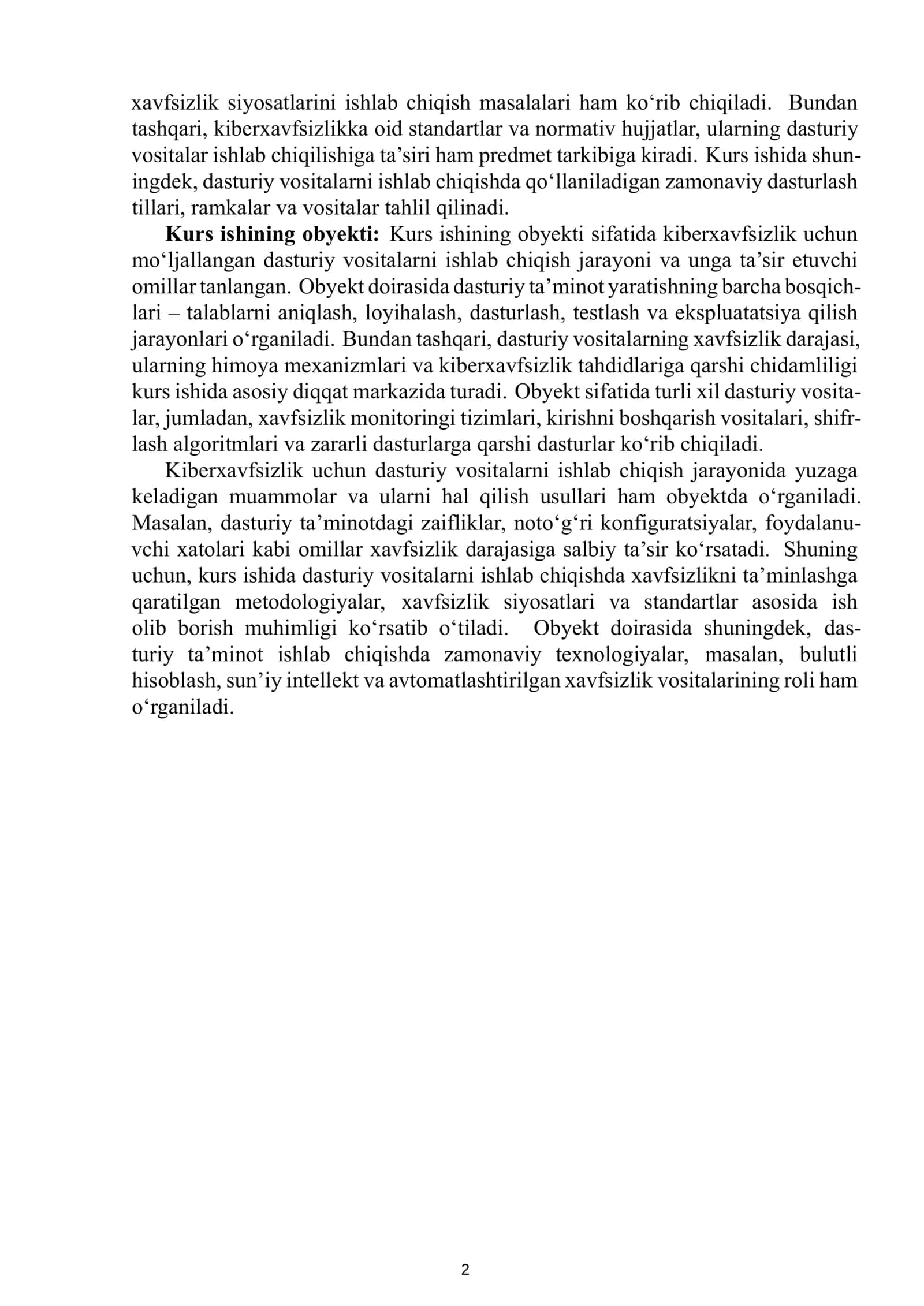 Kiberxavfsizlikning ta’rifi va muhimligi 3