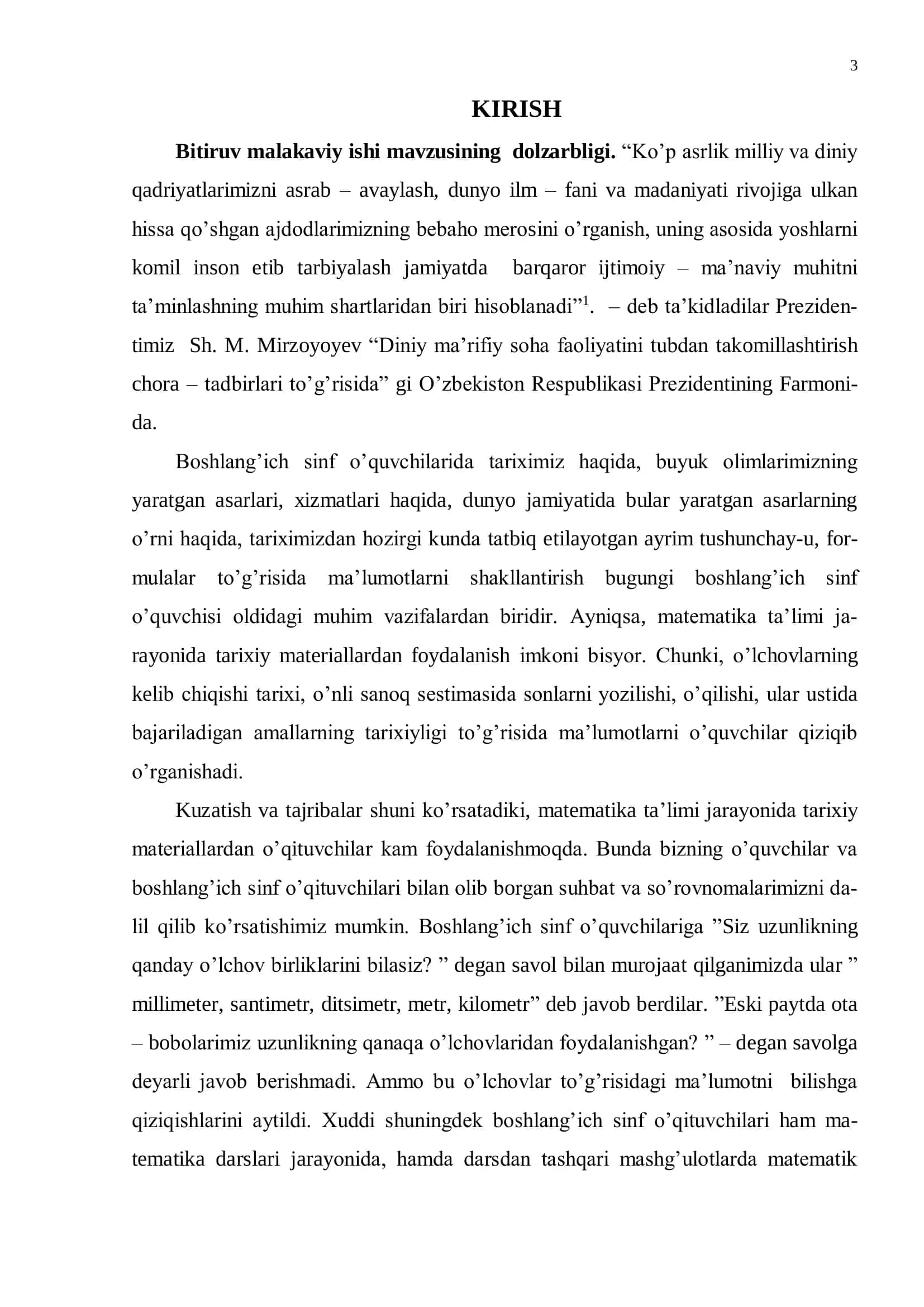 Boshlang’ich sinf matematika ta’limida tarixiy materialdan foydalanishning metodik asoslari 3