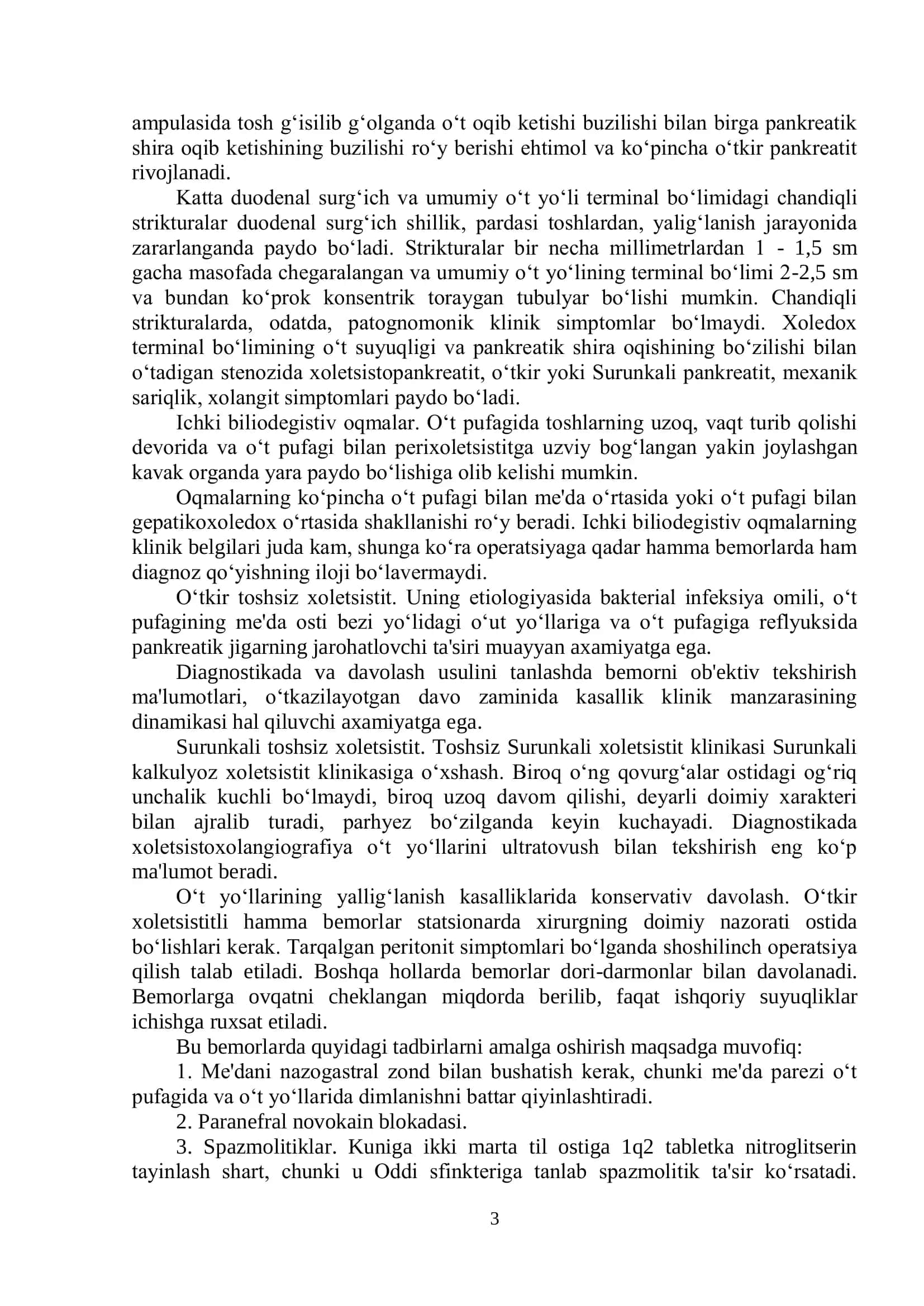 O‘tkir xoletsistit va uning asoratlari 3