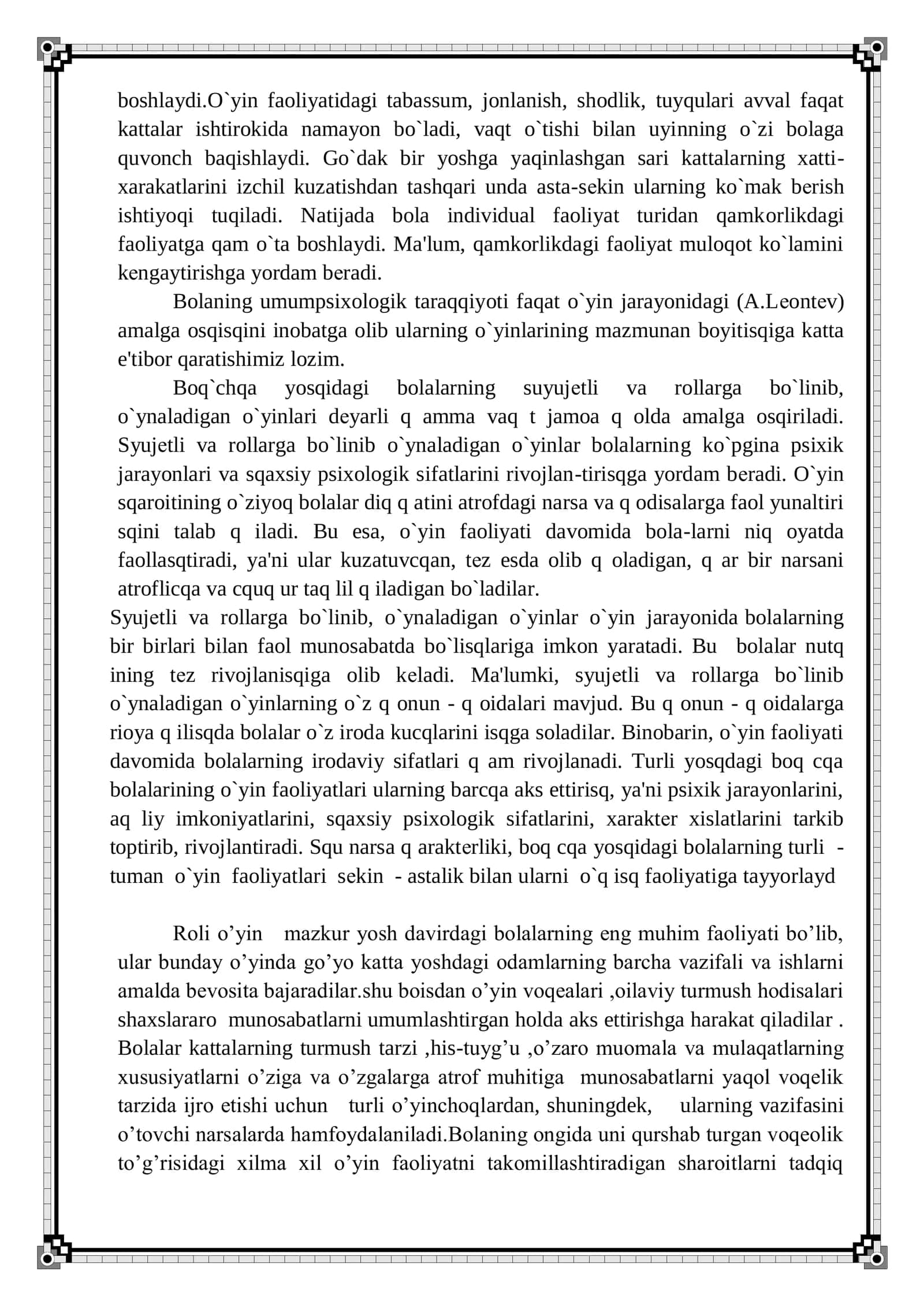 O’YIN MAKTABGACHA TA’LIM 3