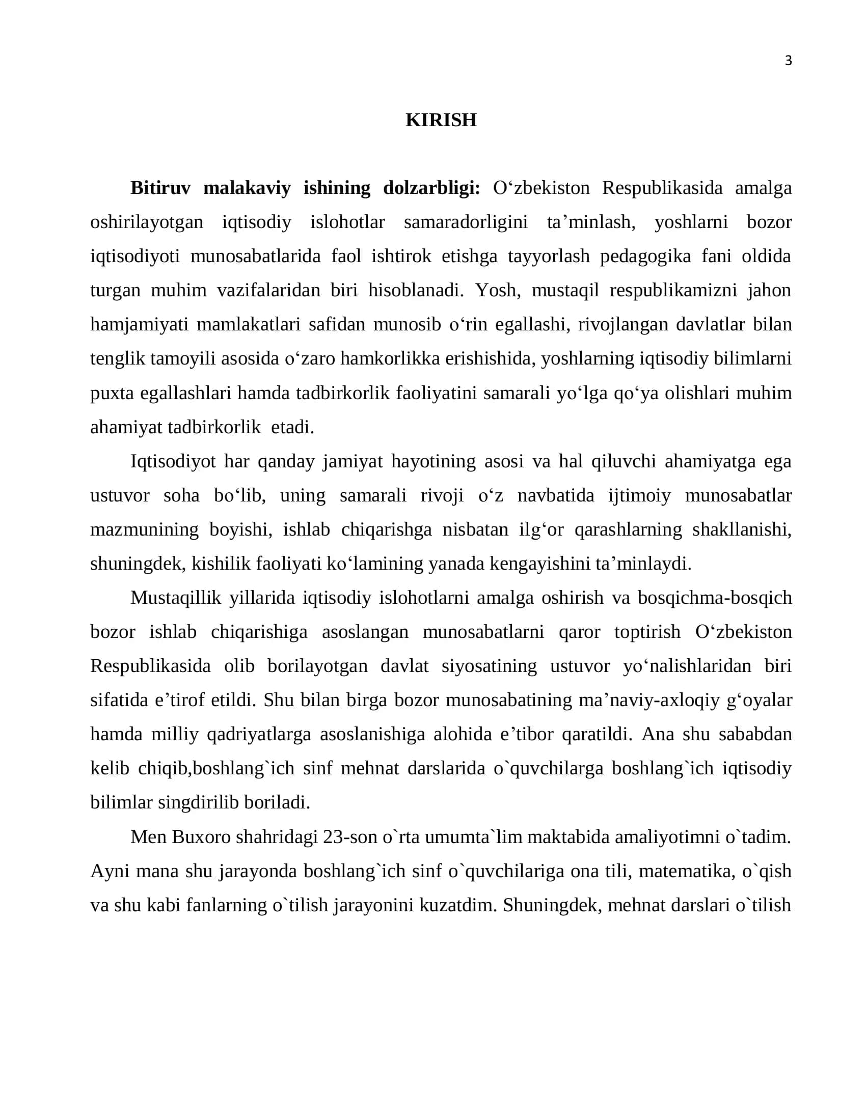 Boshlang„ich sinf mehnat darlarida tadbirkorlik faoliyatiga o„rgatish 3